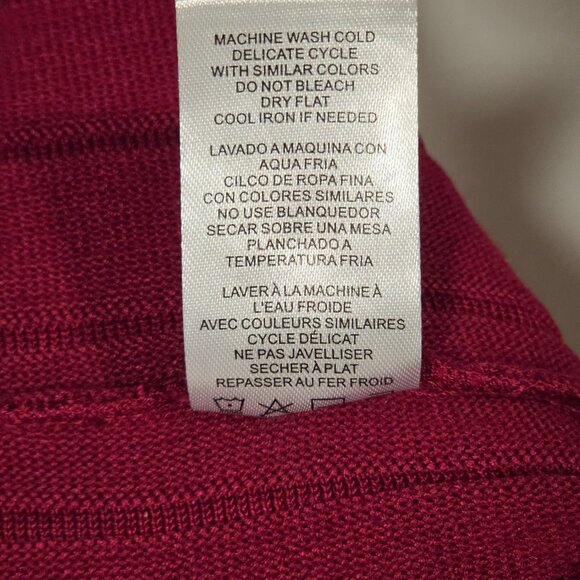 Nina Leonard Balloon Sleeve Pleated Midi Sweater Dress - Picture 5 of 5